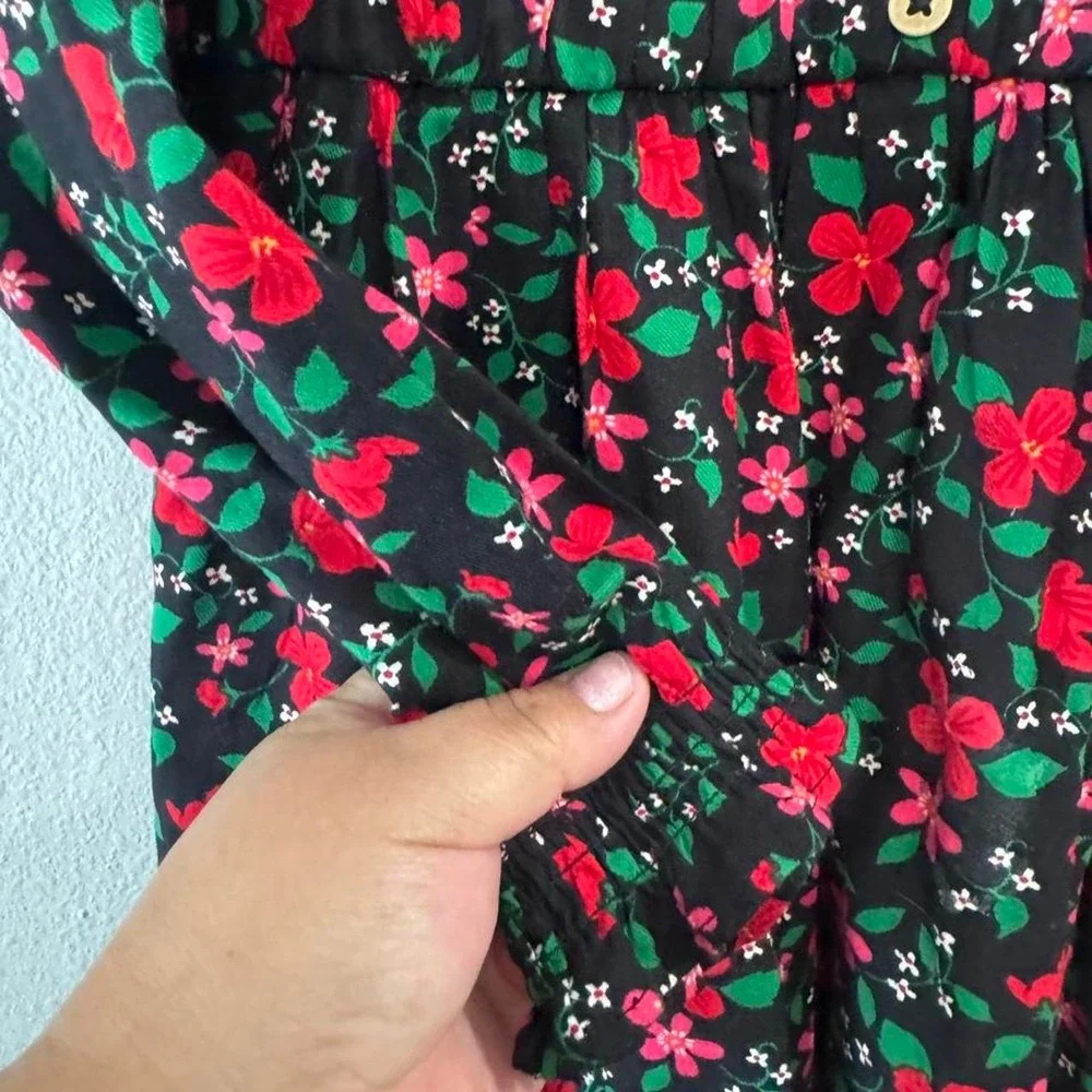 Cat jack kids girls floral dress Zise M8